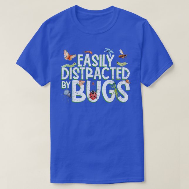 Funny Bug T, Insect Lover , Bug Collector  T-Shirt (Design Front)
