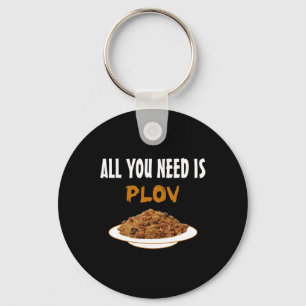 Funny Bukharian Uzbek Food - Plov Lover Bbq Tee Gi Key Ring
