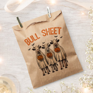 Funny Bull Sheet Vintage Halloween Favour Bags
