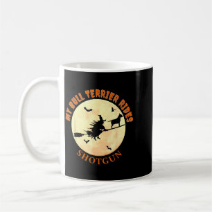 Funny Bull Terrier Halloween T-Shirts For Dog Coffee Mug