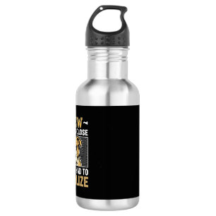 Funny Bulldog Socialise Dog 532 Ml Water Bottle