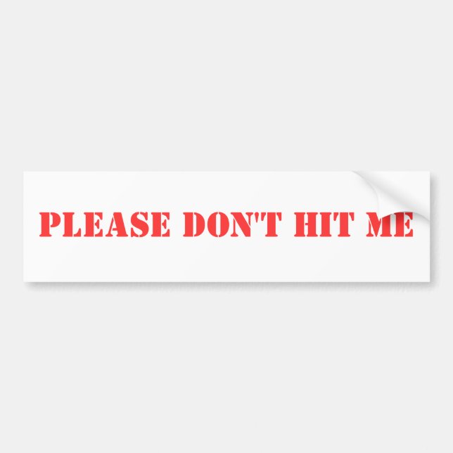 Funny bumper sticker (Front)