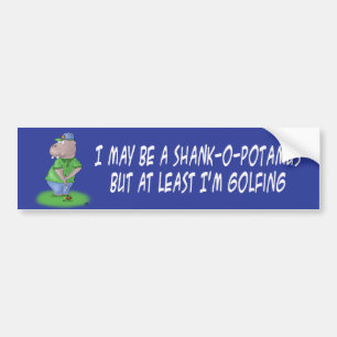 Funny Bumper Sticker: Shankopotamus Bumper Sticker
