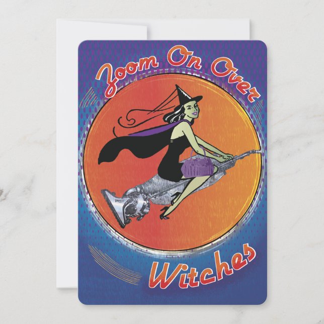 Funny Bunco Halloween Invitation (Front)