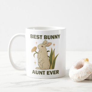 Funny Bunny, Best Bunny Aunt Ever, Bunny Lover Coffee Mug