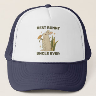 Funny Bunny, Best Bunny Uncle Ever, Bunny Lover  Trucker Hat