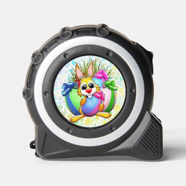 Funny Bunny biting an Easter Egg 1 (Front)