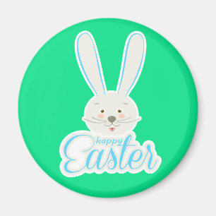 FUNNY BUNNY Happy Easter Eggs Hunt Party Cute Magnet