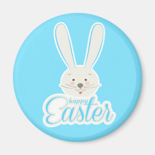 FUNNY BUNNY Happy Easter Eggs Hunt Party Cute Magnet