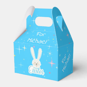 FUNNY BUNNY Happy Easter Eggs Hunt Party Favour Box