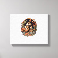 Funny Bunny Playing Banjo Guitar Music Rabbit Happ