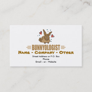 Funny Bunny Rabbits Business Card