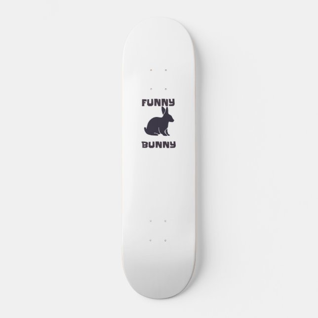Funny bunny skateboard (Front)