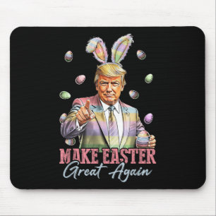 Funny Bunny Trump Make Easter Great Again Rabbit H Mouse Mat