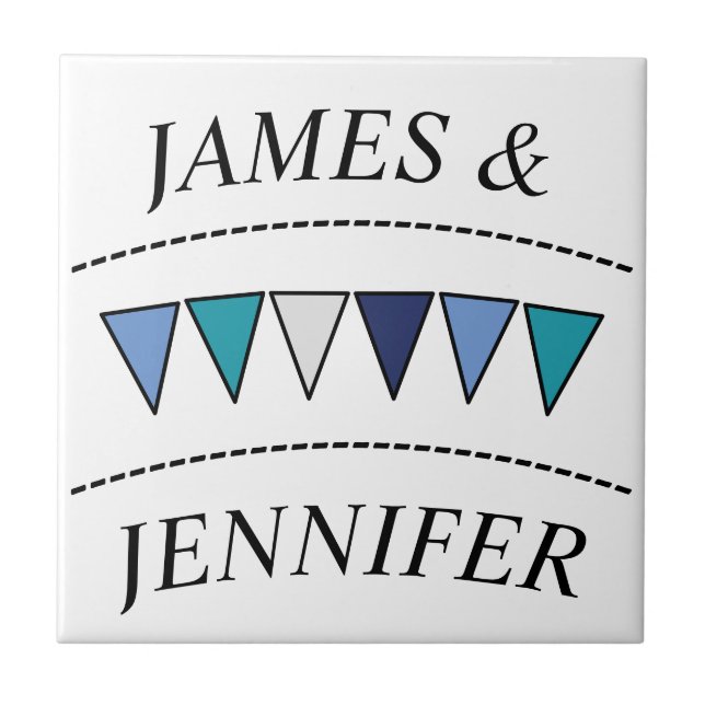 Funny Bunting Names Beverage Coaster (Front)