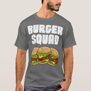 Funny Burger Art For Men Women Hamburger Cheesebur T-Shirt