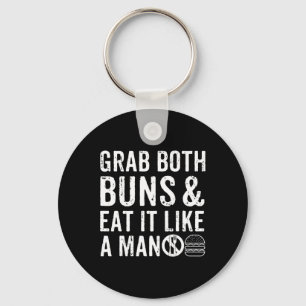 Funny Burger Bbq Men Gift Burger Lover Real Americ Key Ring