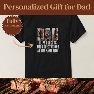 Funny Burger Flipping Dad T-Shirt