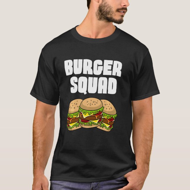 Funny Burger For Men Women Hamburger Cheeseburger  T-Shirt (Front)