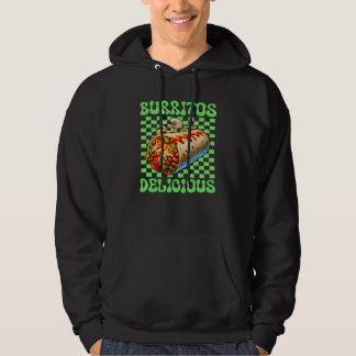 funny burritos delicious design hoodie