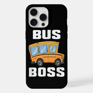 Funny Bus Boss School Bus Driver iPhone 15 Pro Max Case