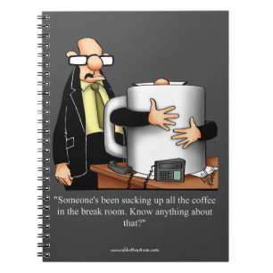 Funny Business Coffee Break Humour Notebook