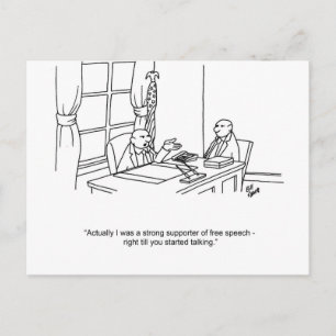 Funny Business Humour Postcard