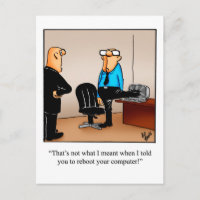 Funny Business Humour Postcards