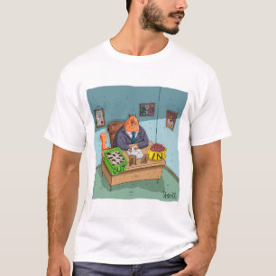 Funny Business Kitty with in and out litter box. T-Shirt