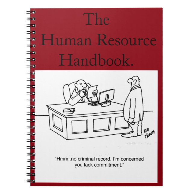 Funny Business Notebook Gift-Human Resource (Front)