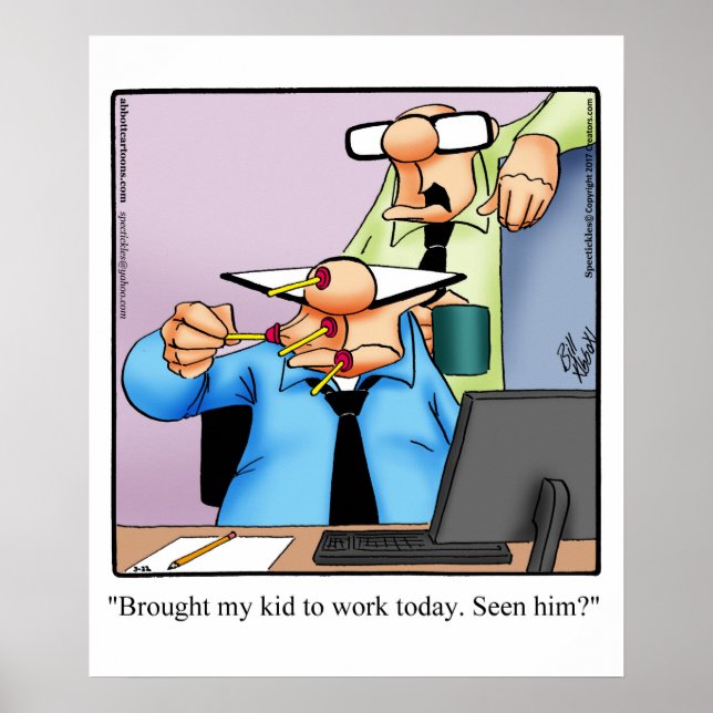 Funny Business Office Humour Poster (Front)