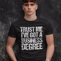 Funny Business School Graduation MBA Degree