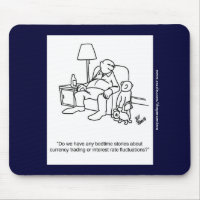 Funny Business Stock Market Mousepad Gift