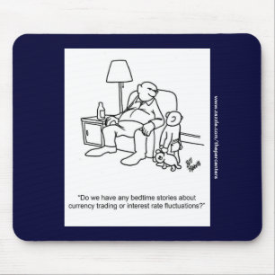 Funny Business Stock Market Mousepad Gift