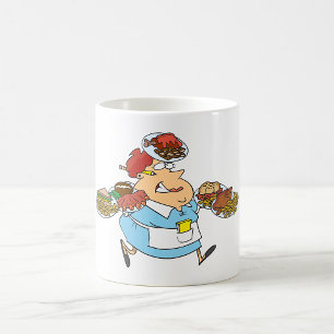 Funny Busy Waitress Overworked Server Coffee Mug