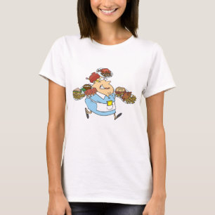 Funny Busy Waitress Overworked Server T-Shirt