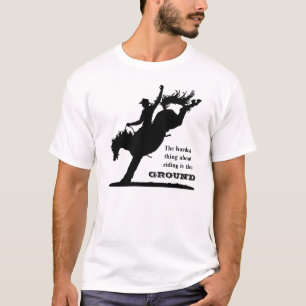 Funny but true horse back riding tee shirt