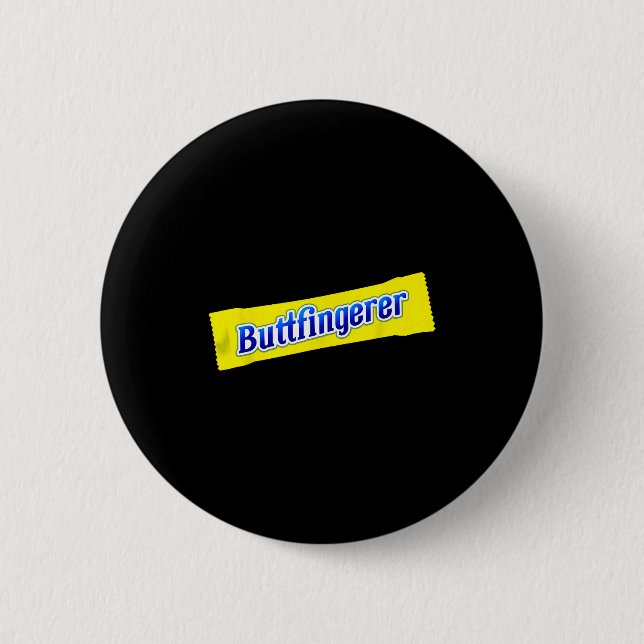Funny Buttfingerer Inappropriate Offensive Adult D 6 Cm Round Badge (Front)