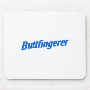 Funny Buttfingerer Tee Butt Fingerer Halloween Emb Mouse Mat