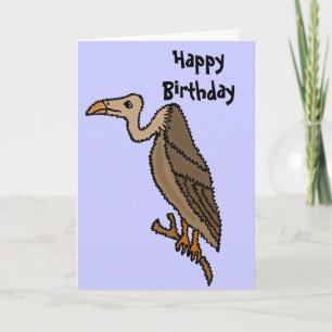 Funny Buzzard Birthday Card