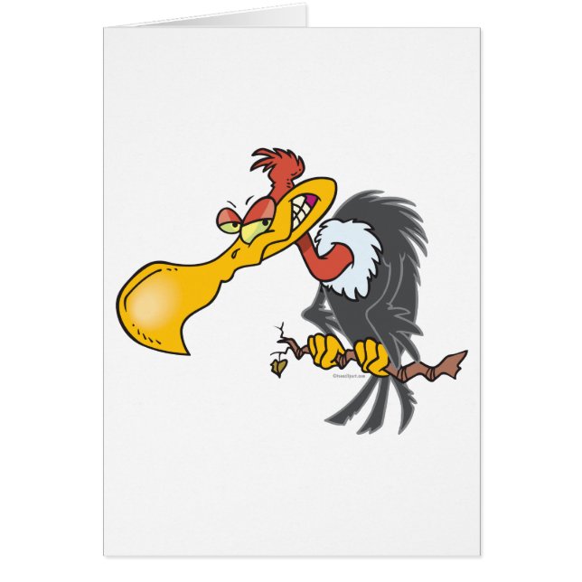 funny buzzard cartoon (Front)