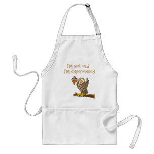 Funny Buzzard says I'm not old I'm Experienced Standard Apron