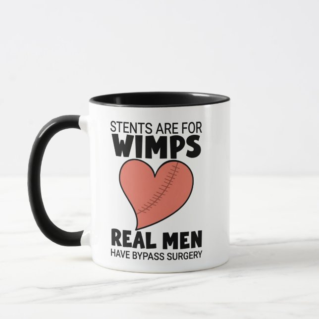 Funny Bypass Surgery Recovery Gift Coffee Mug (Left)