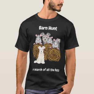 Funny Byrn Hunt - In Search Of Rats With A Pumi Do T-Shirt