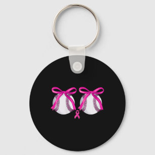 Funny Bysebyll Breast Breast Cancer Awareness Coqu Key Ring