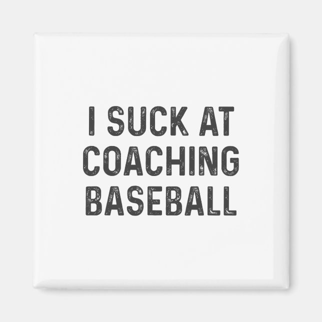 Funny Bysebyll Coach  Magnet (Front)