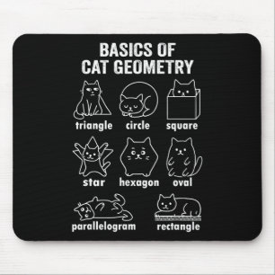 Funny Bysics Of Cat Geometry Byck To School Math T Mouse Mat