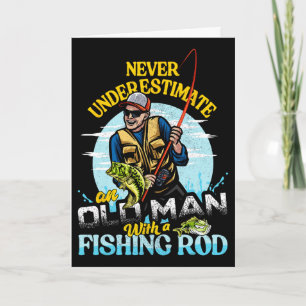 Funny Byss Fishing Birthday Tee - Father's Day Old Card
