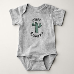Funny Cactus Baby Bodysuit - Don’t Touch Me
