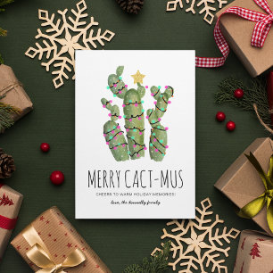 Funny Cactus Christmas Holiday